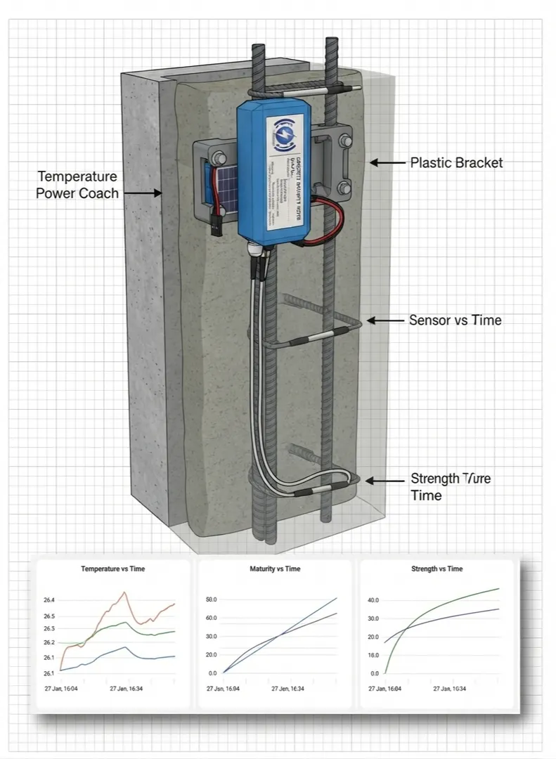 Use of the Concrete Maturity Method for Optimizing Formwork Removal Time in Structural Concrete Work