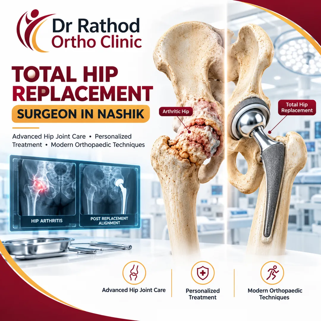 Total Hip Replacement Surgeon in Nashik – Complete Guide to Hip Replacement Surgery