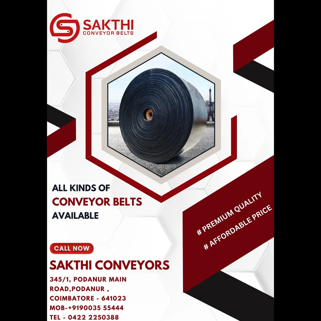 Conveyor Belt Supplier in Coimbatore | Sakthi Conveyors