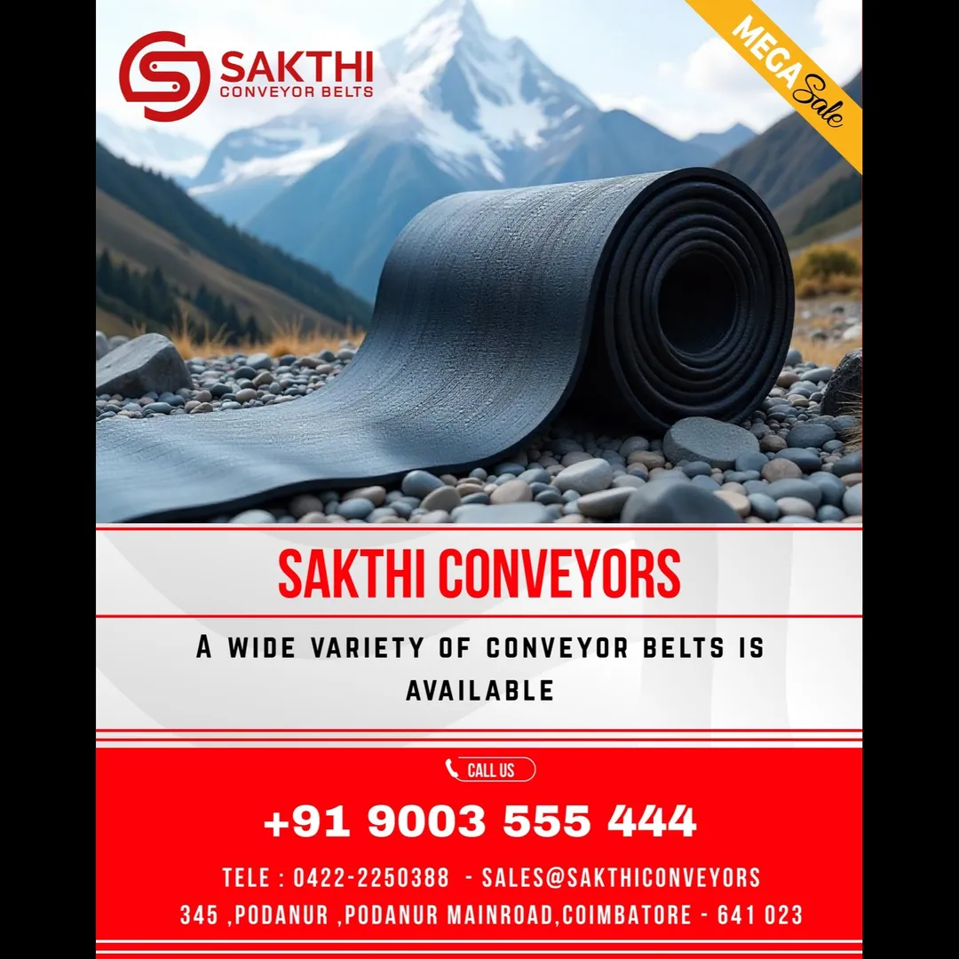 Conveyor Belt Supplier in Coimbatore | Sakthi Conveyors