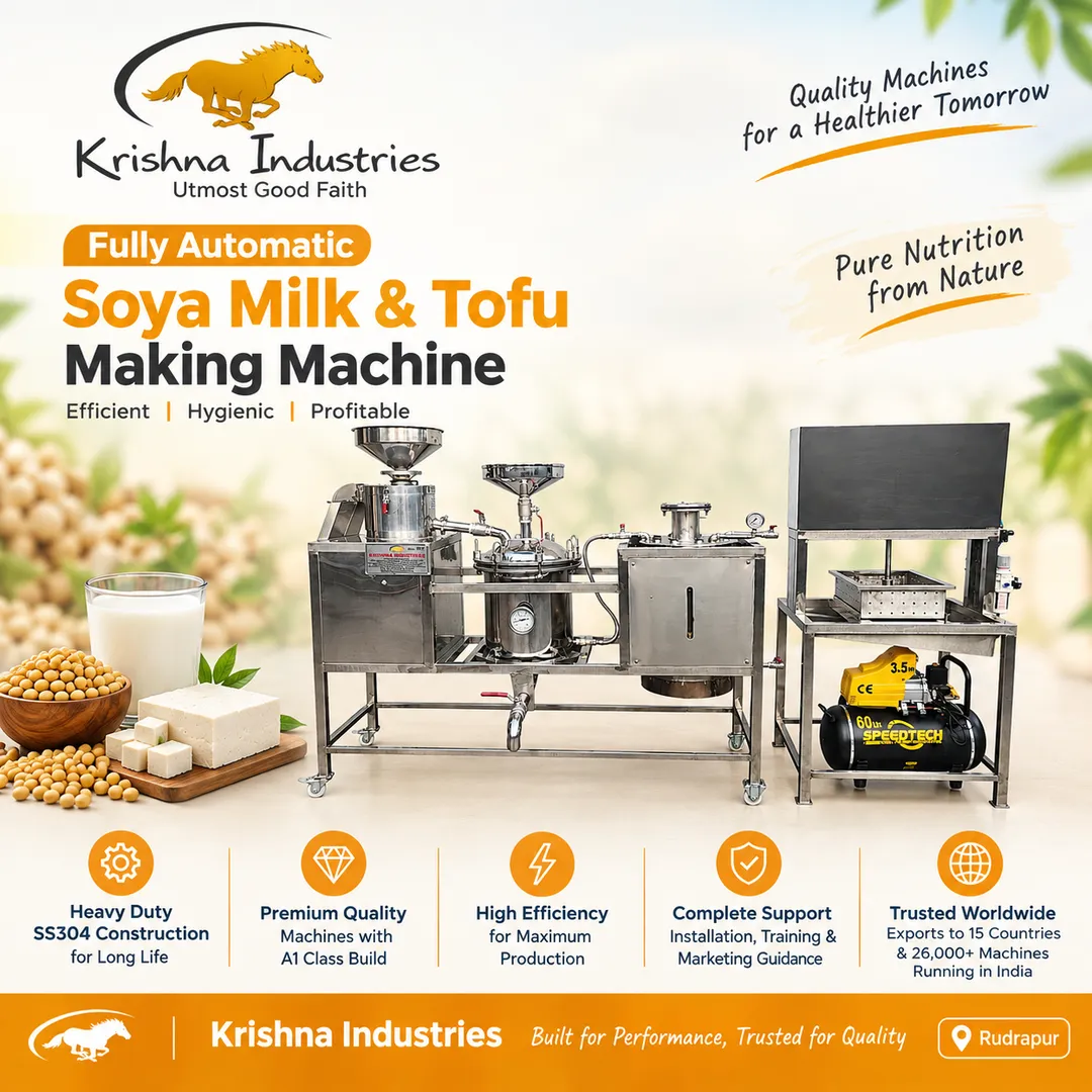 Fully Automatic Soya Milk and Tofu Machine
