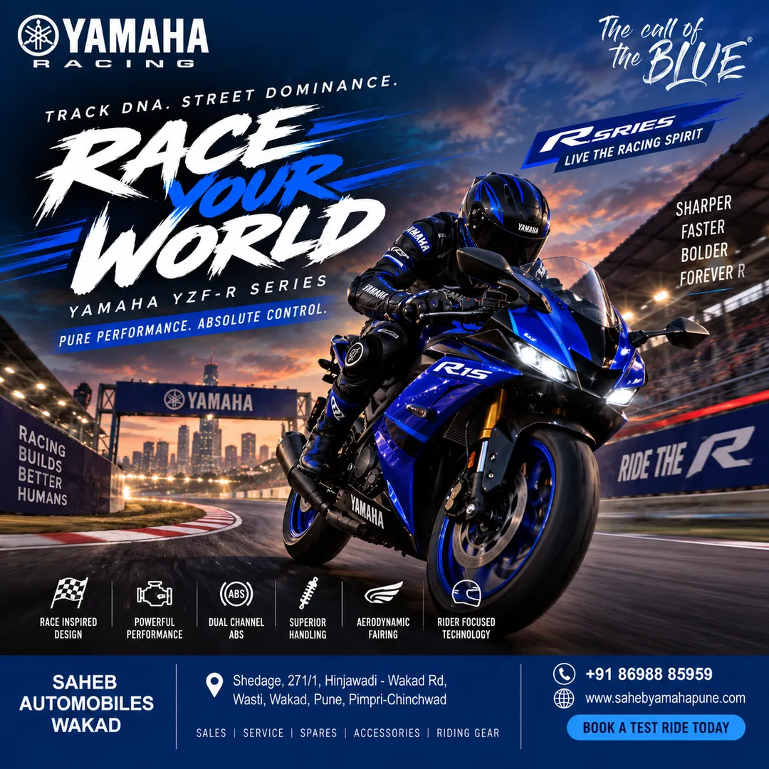 Yamaha YZF-R Series Bikes in Wakad, Hinjawadi & Pimpri-Chinchwad | Book Your R-Series Test Ride