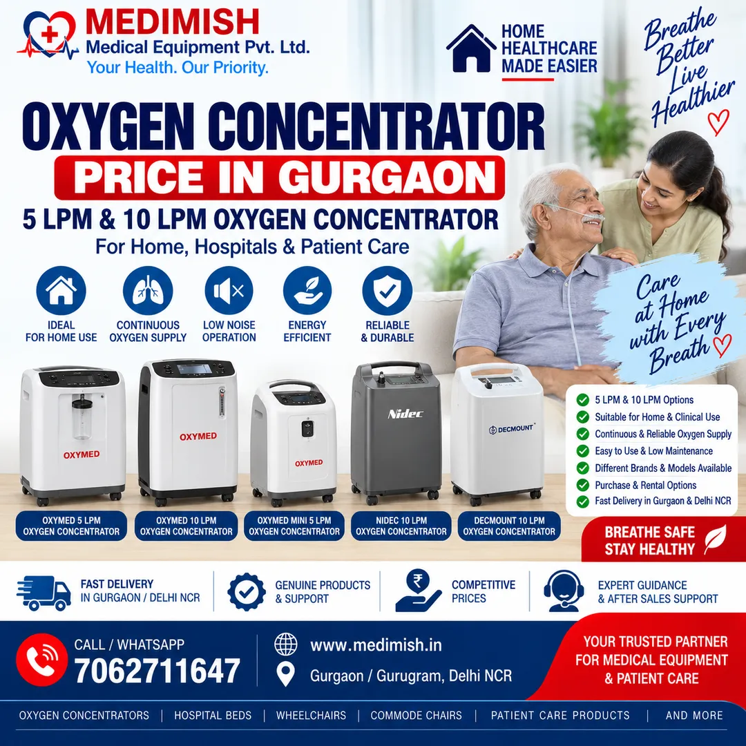 Oxygen Concentrator Price in Gurgaon | 5 LPM & 10 LPM Oxygen Concentrator