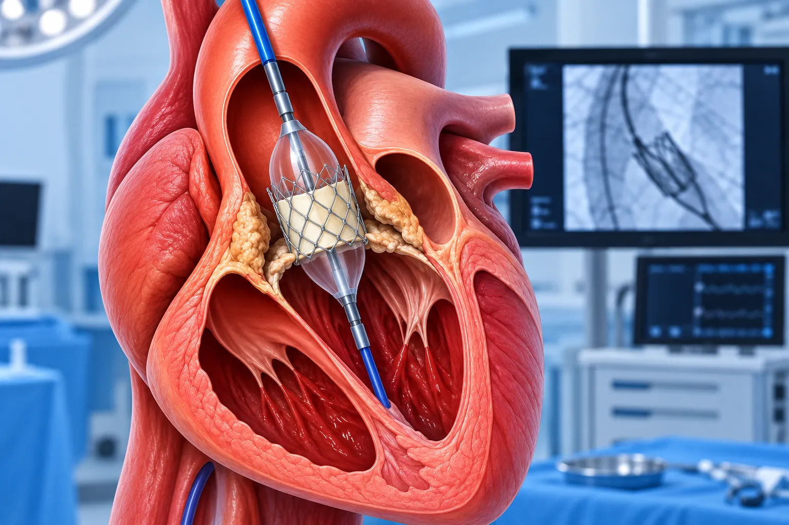 Transcatheter Heart Valve Replacement for Severe Aortic Valve Disease