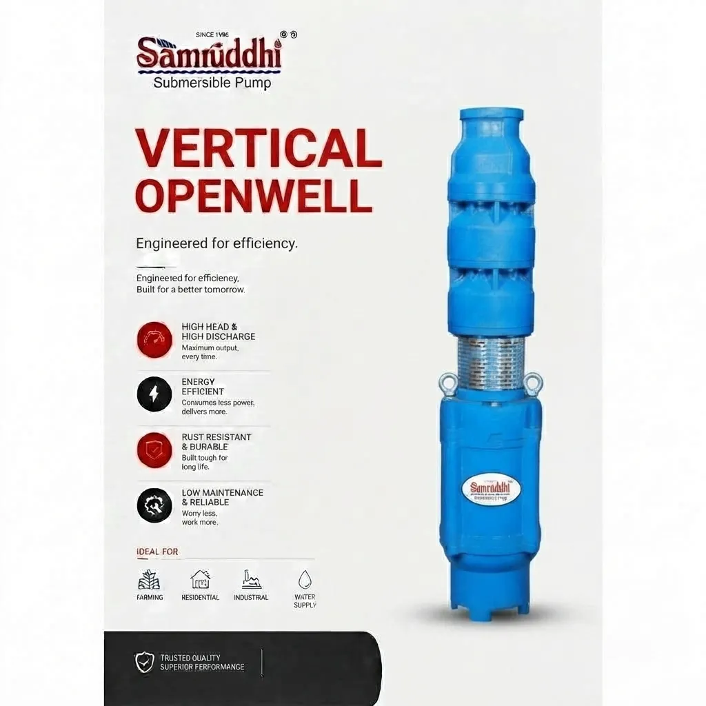 Vertical Open Well Submersible Pump Ahmedabad
