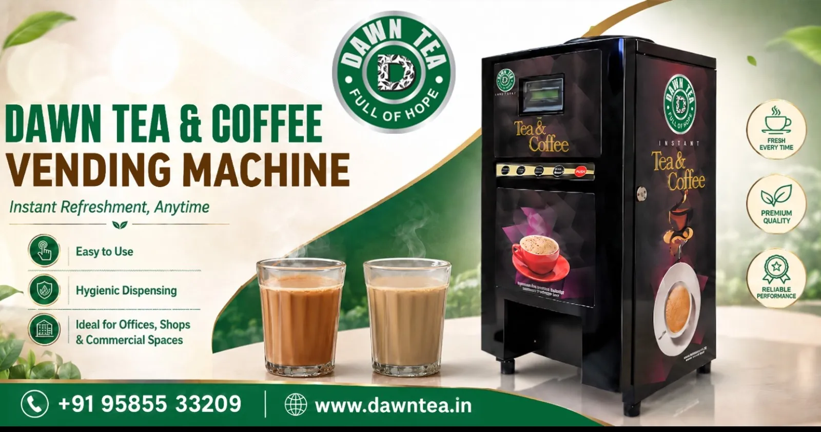 MOST TRUSTED TEA VENDING MACHINE CHENNAI