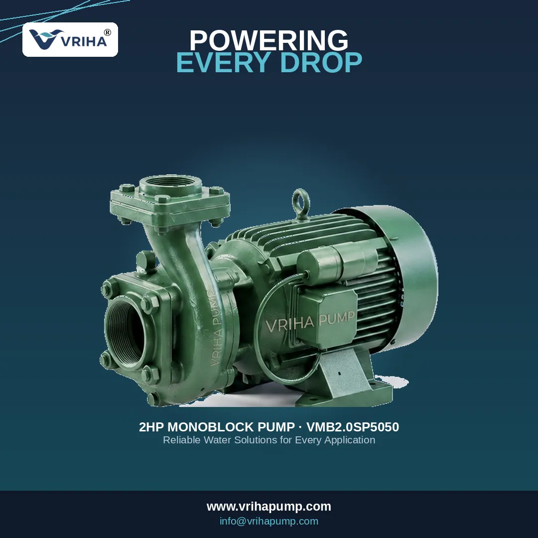 2HP Monoblock Pump VMB2.0SP5050 | Vriha Pumps