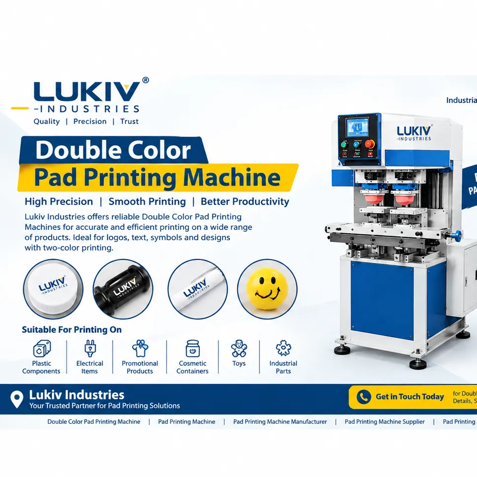 Double Color Pad Printing Machine – Reliable Industrial Printing Solution