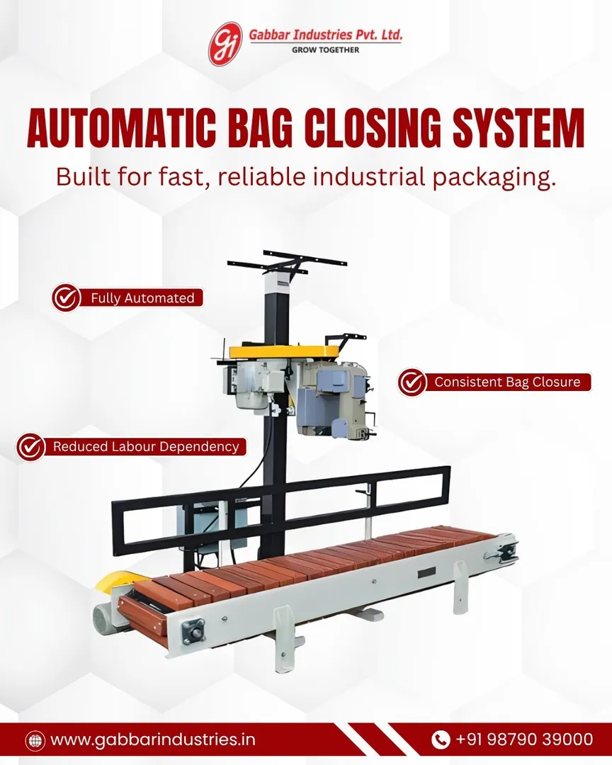 Automatic Bag Closing System for Efficient Packaging