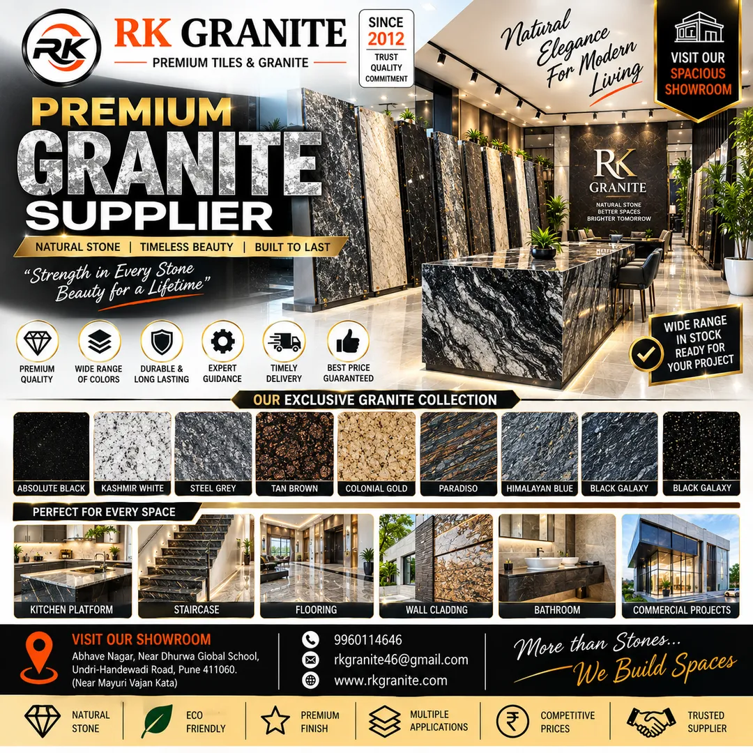 RK GRANITE – TRUSTED GRANITE SUPPLIER