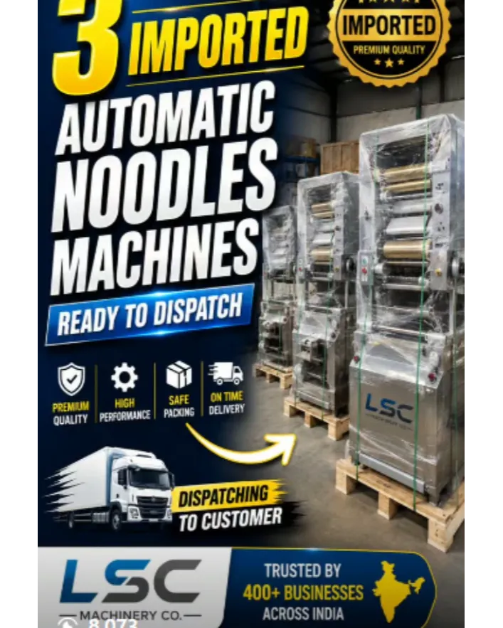 Automatic Noodle Machine Manufactuer In Delhi NCR