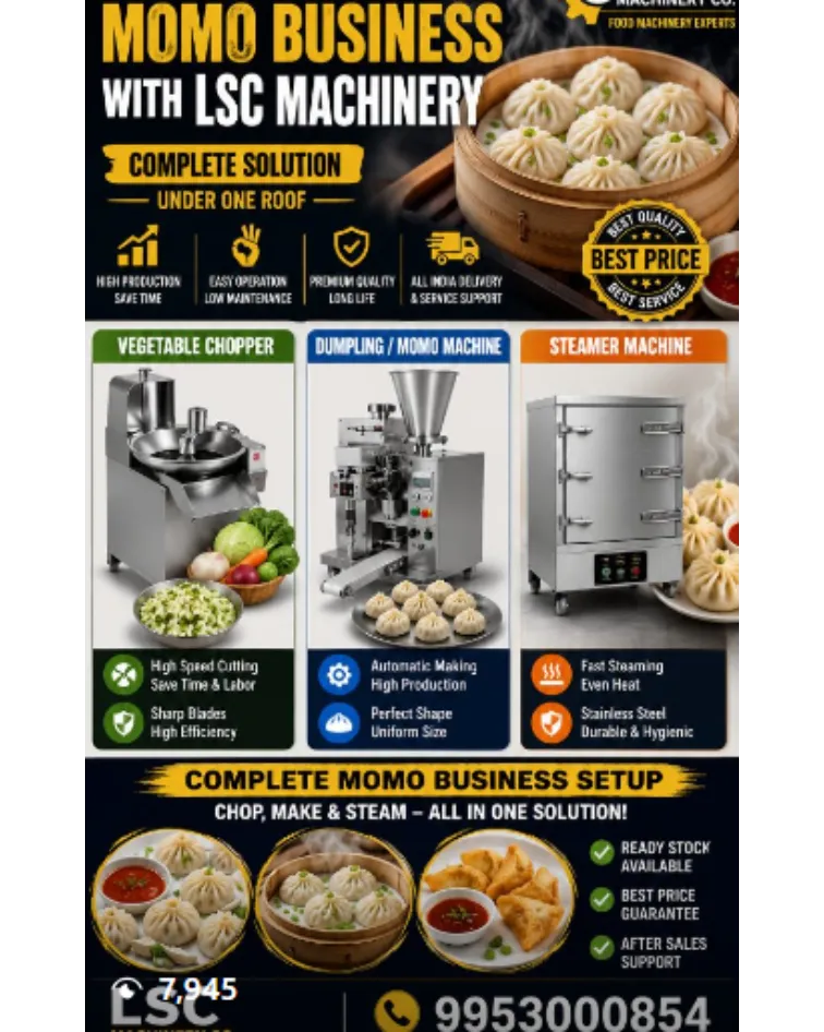 Momo Making Machine Manufacturer In Karnal