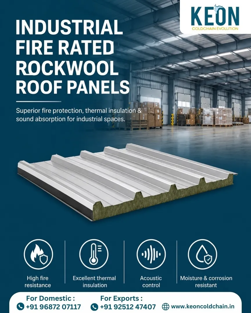 Rockwool Roof Panels for Safer & Stronger Industrial Buildings