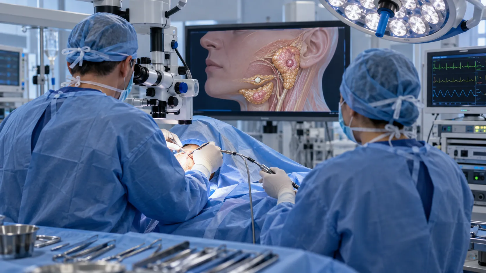 Salivary Gland Surgery for Recurrent Swelling, Stones and Tumours