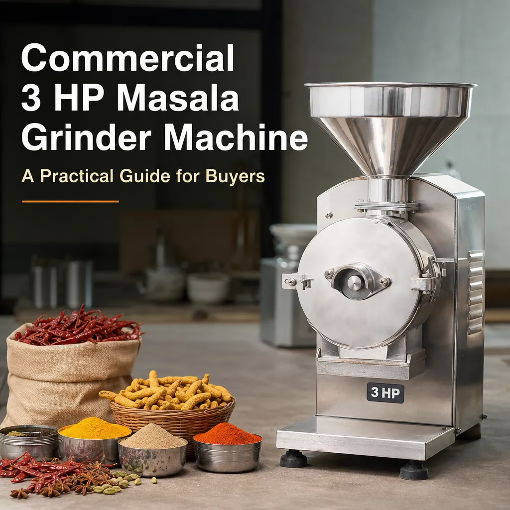 Commercial 3 HP Masala Grinder Machine: A Practical Guide for Buyers