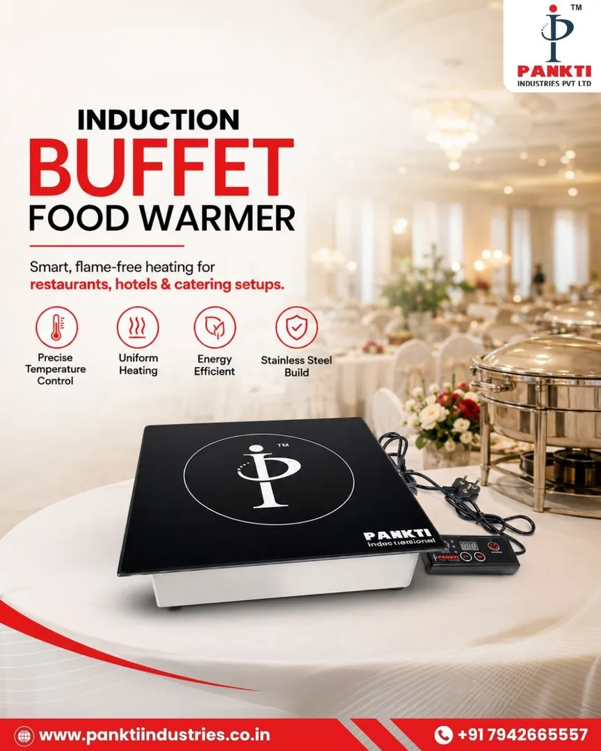 Induction Buffet Food Warmer for Efficient Food Service