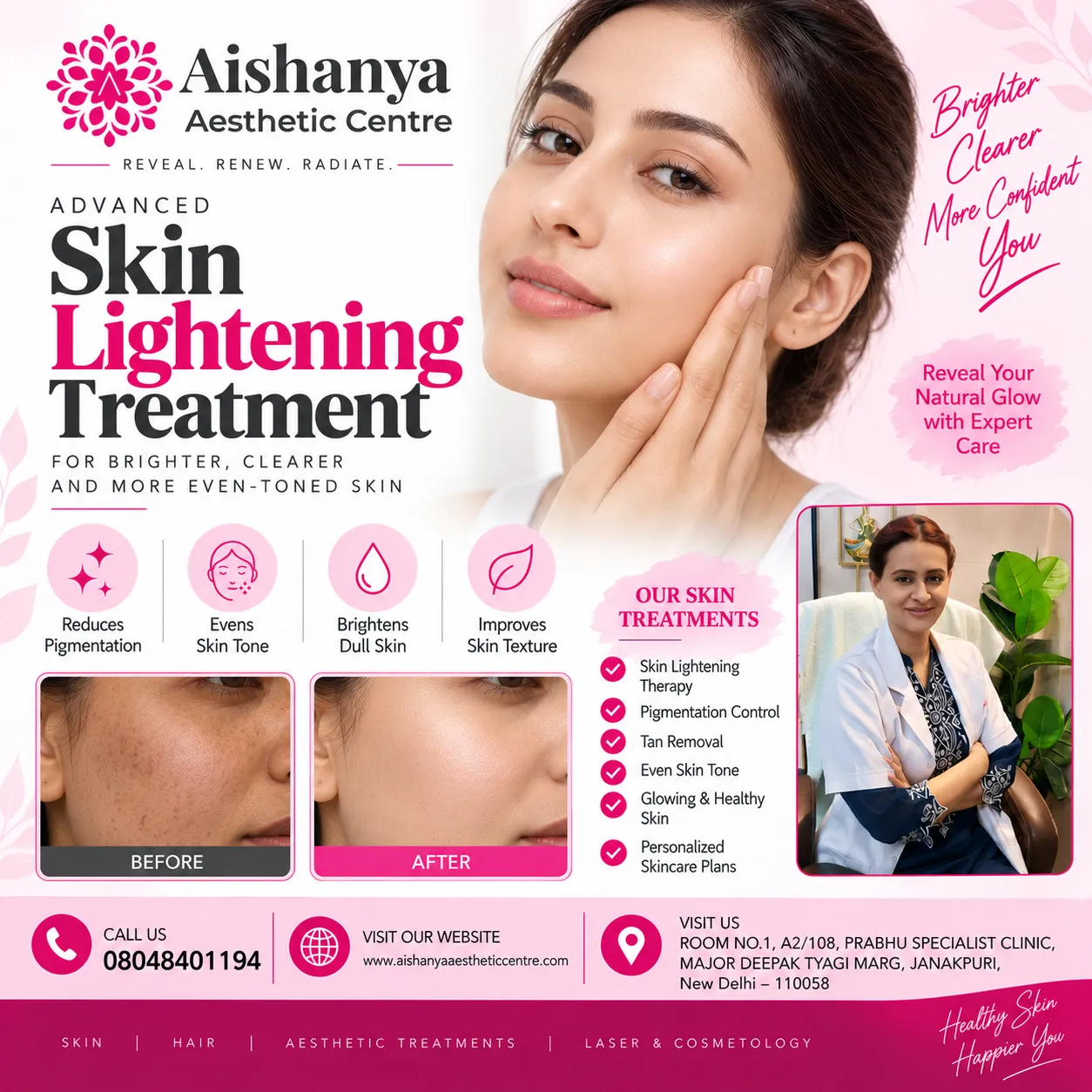 Best Skin Lightening Treatment in Delhi