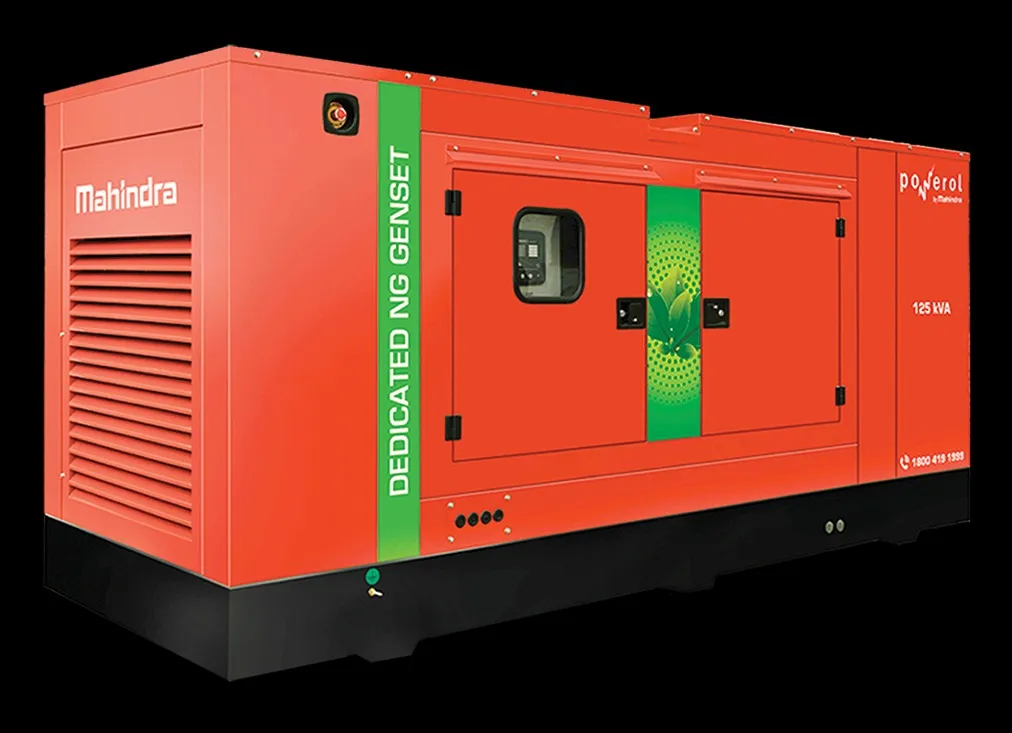 Mahindra 125 kVA Gas Powered Genset Supplier in Vadodara