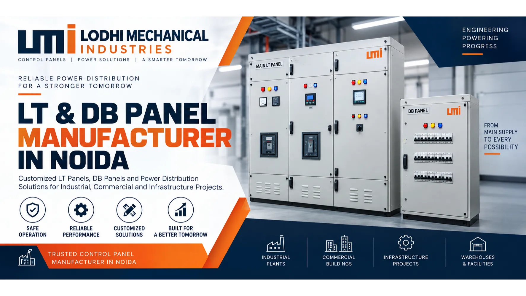 LT & DB Panel Manufacturer in Noida | Lodhi Mechanical Industries