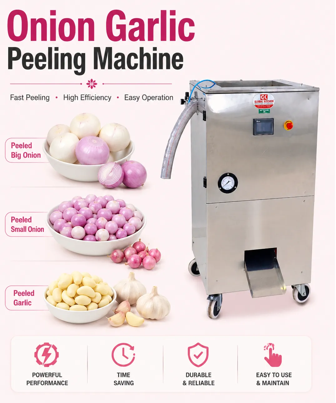 Onion and Garlic Peeling Machine in Coimbatore