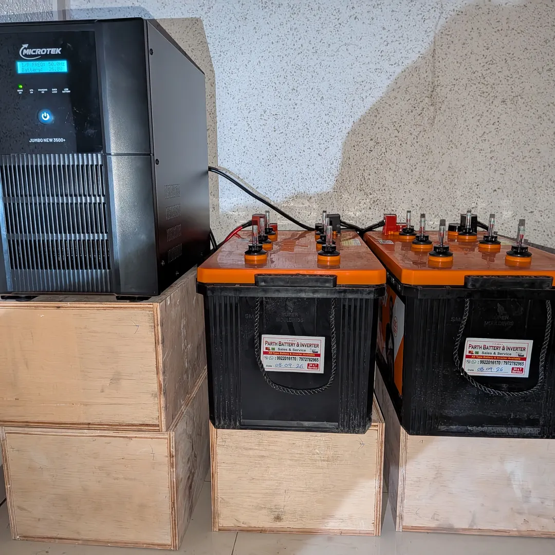 Microtek Inverter Livfast Battery Set Install