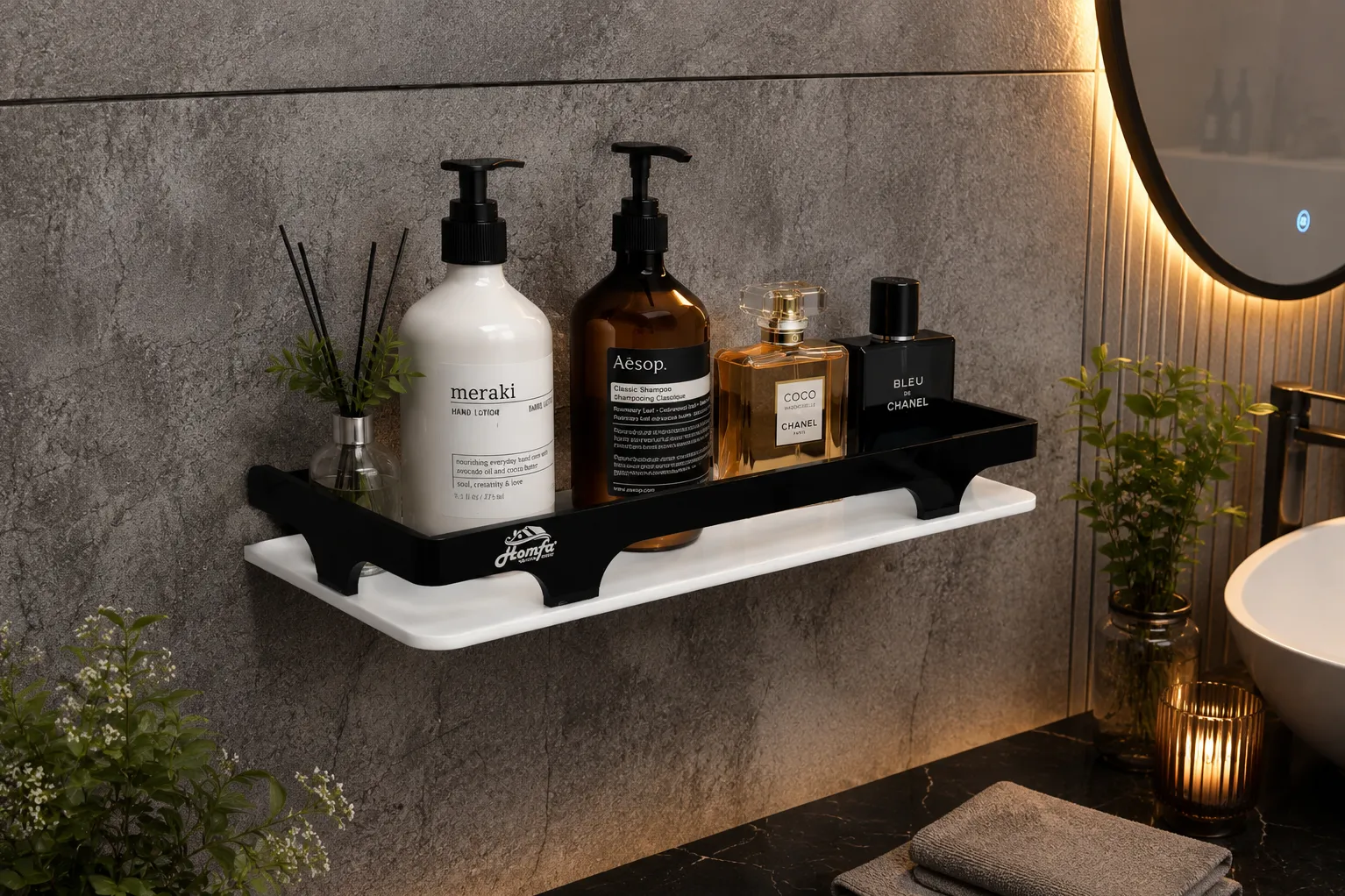 Acrylic shelf