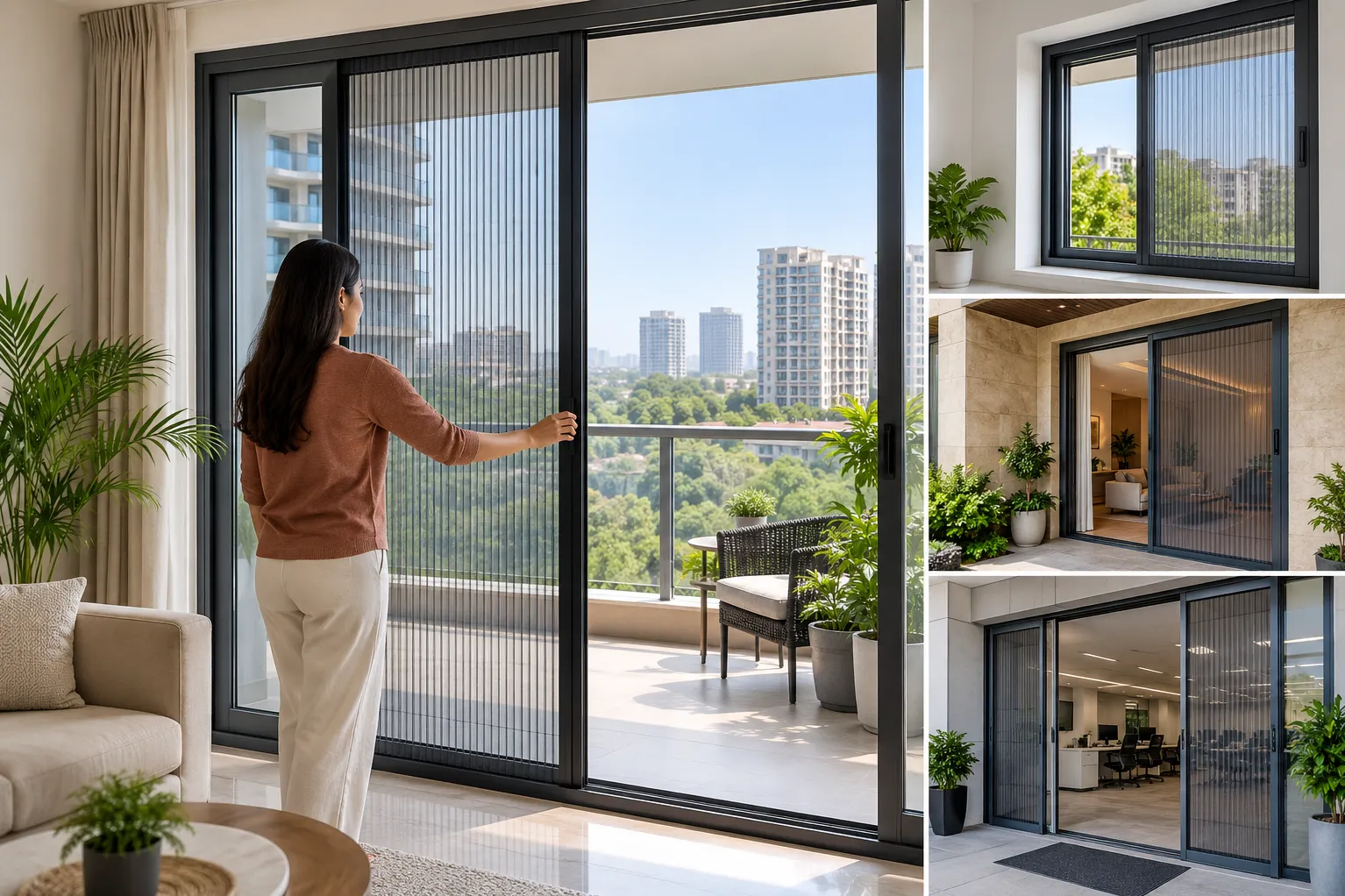 Pleated Insect Screens Gurugram A Buying Guide for Apartments, Villas and Commercial Spaces