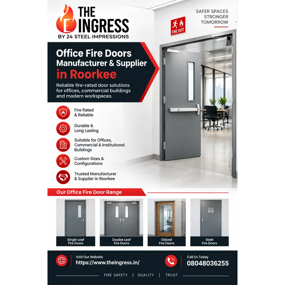 Office Fire Doors Manufacturer & Supplier in Roorkee | THE INGRESS