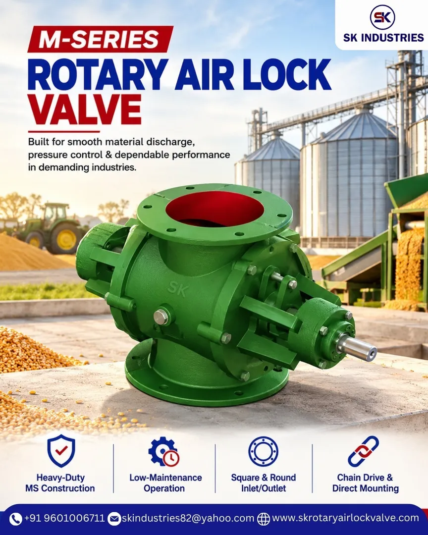M-Series Rotary Airlock Valves for Reliable Material Flow