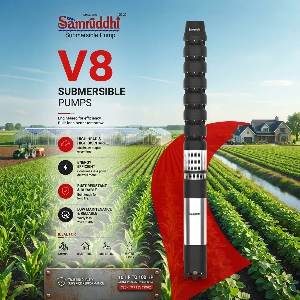 V8 Submersible Pump Patiala