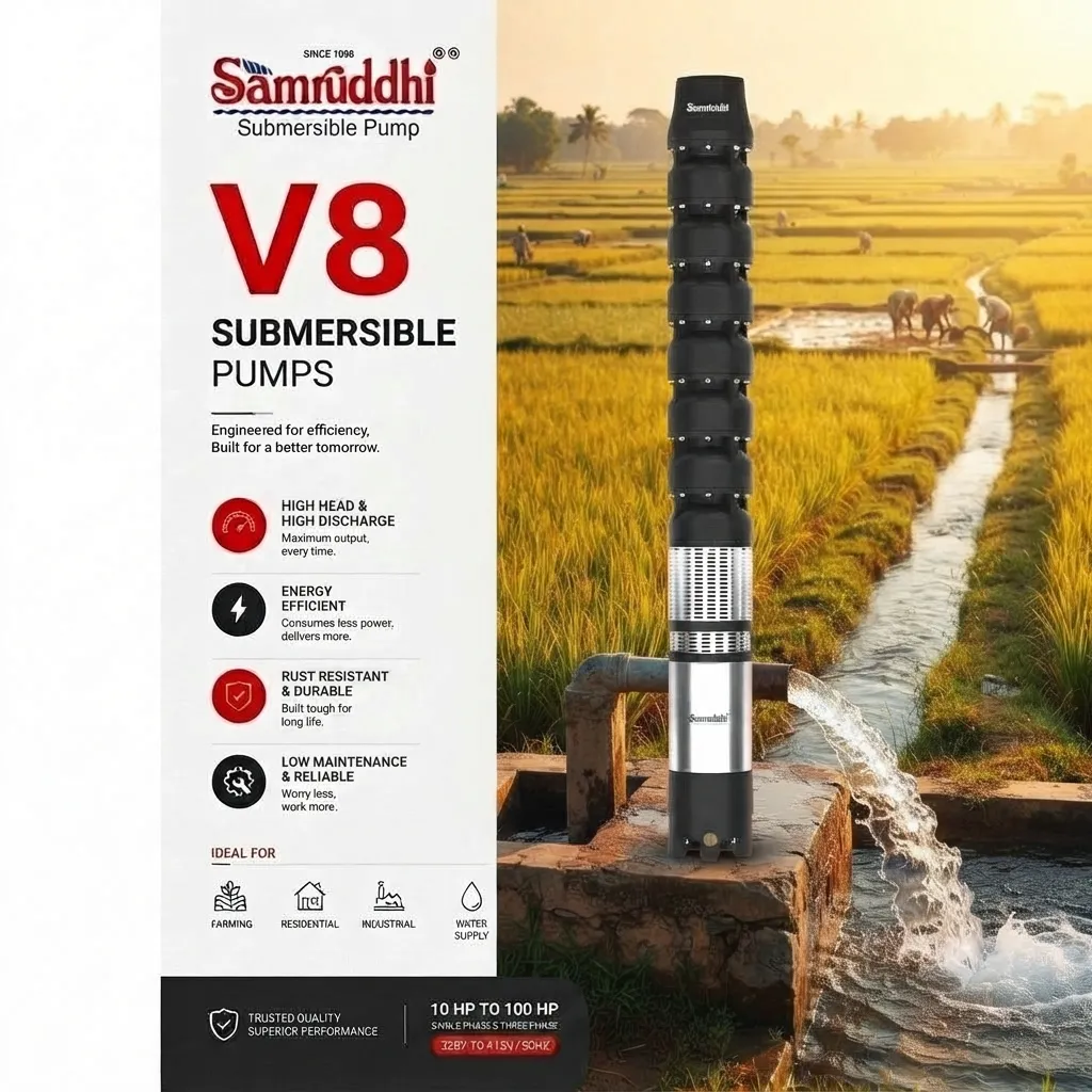 V8 Submersible Pump Phagwara