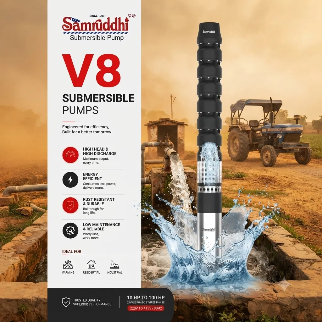 V8 Submersible Pump Gurdaspur