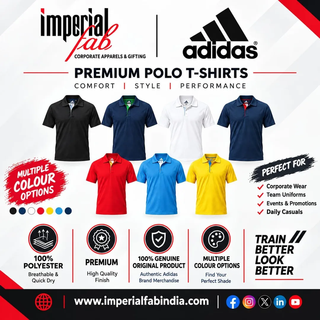 Premium Adidas Polo T-Shirts – Comfort, Style & Performance.