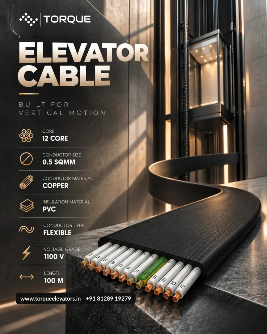 FLAT ELEVATOR CABLE