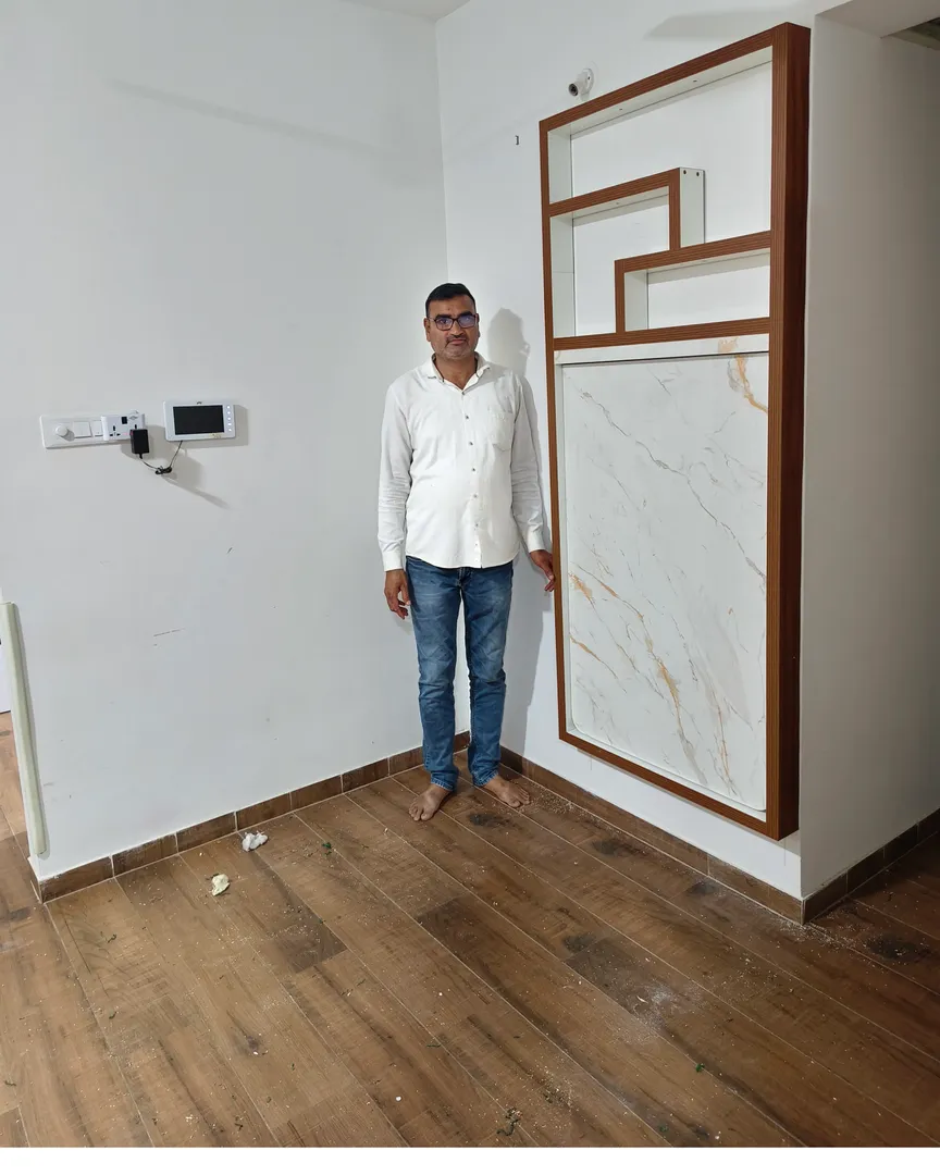 UV Marble Sheet Wall Design Completed
