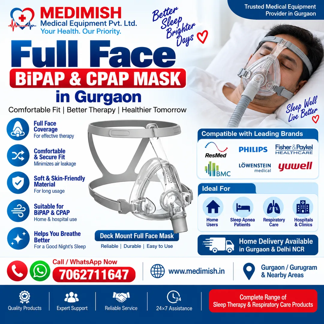Full Face BiPAP & CPAP Mask in Gurgaon
