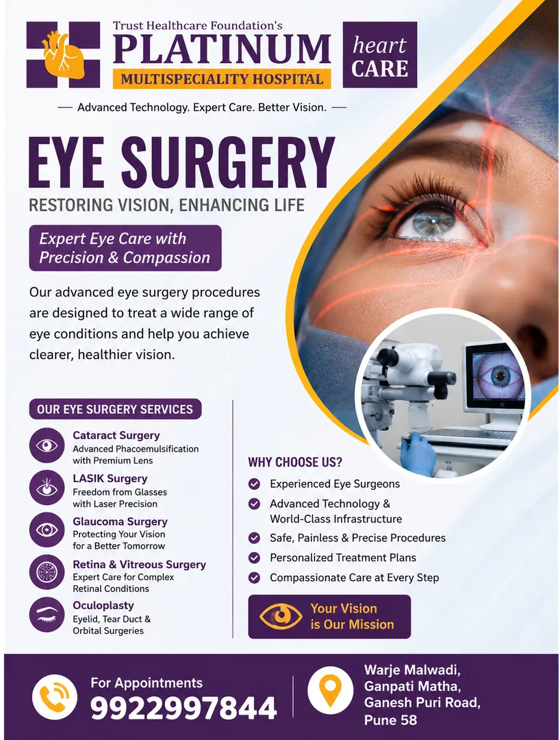 best eye surgery hospital in Karvenagar and Kothrud, Pune