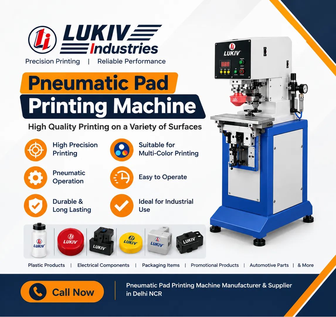 Industrial Pad Printing Machine Manufacturer & Supplier in Delhi NCR