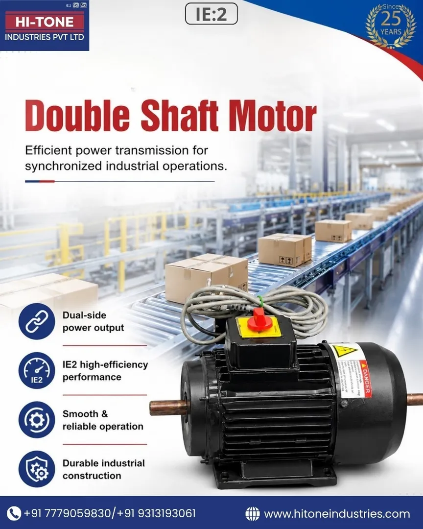 3-Phase Double Shaft Motor for Reliable Industrial Performance