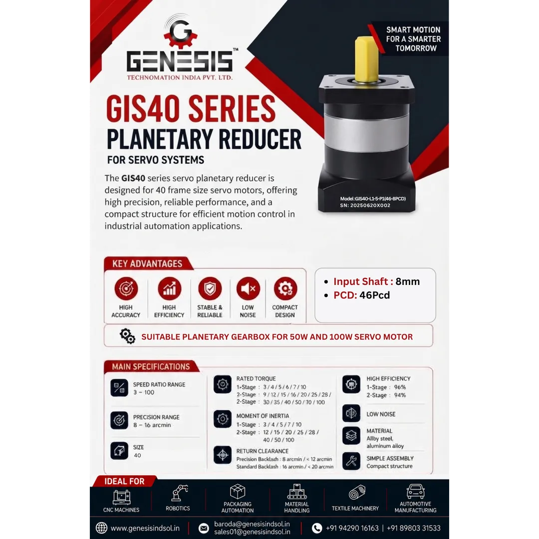 GIS40 SERIES | PLANETARY REDUCER FOR SERVO SYSTEMS