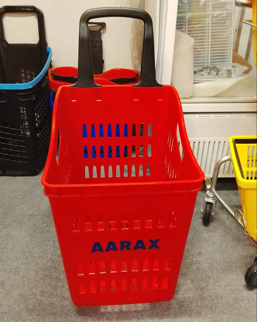Supermarket Plastic Shopping Trolley In Rajasthan
