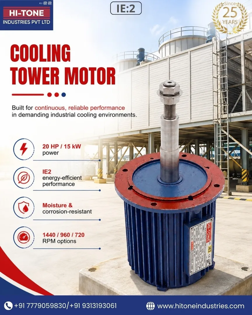 20 HP Cooling Tower Motor for Reliable Industrial Cooling