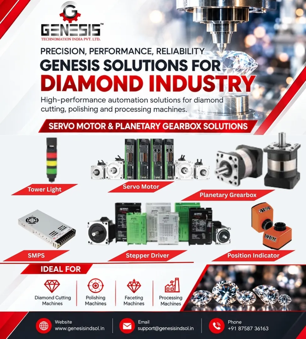 POWERING PRECISION IN THE DIAMOND INDUSTRY WITH GENESIS AUTOMATION SOLUTIONS
