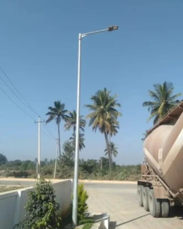 6 Meter Galvanized Iron (GI) Octagonal Light Pole