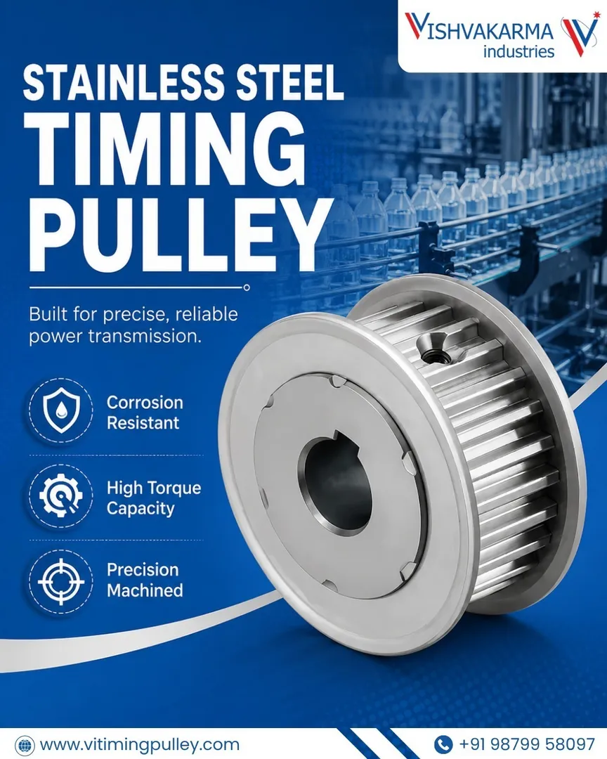 Stainless Steel Timing Pulley for Precise Power Transmission