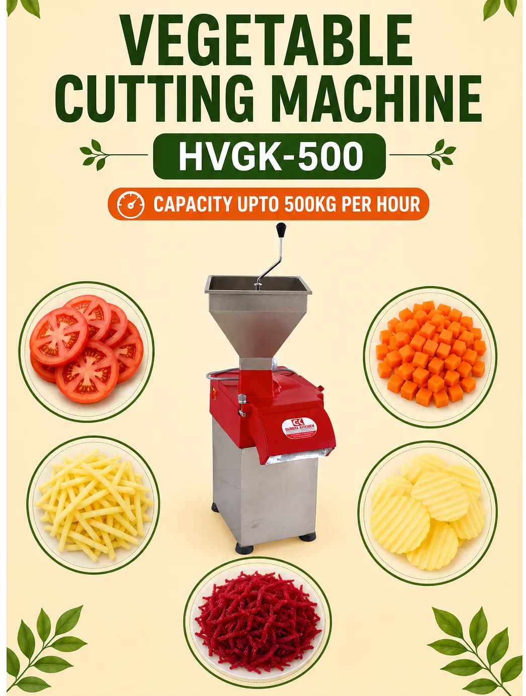 Vegetable Cutting Machine In Coimbatore