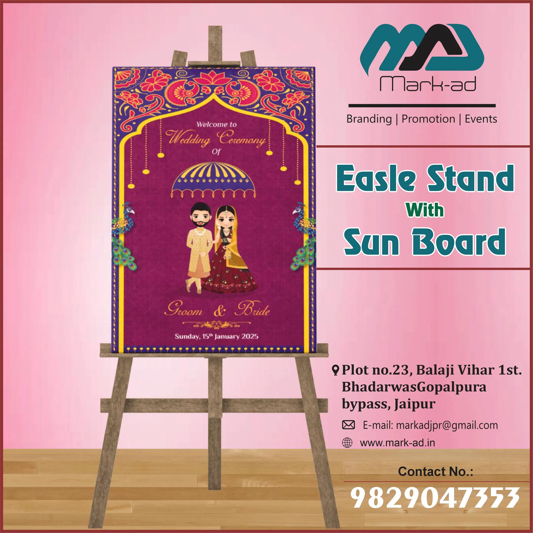 Best Easle Stand With Sunboard in Jaipur Rajasthan