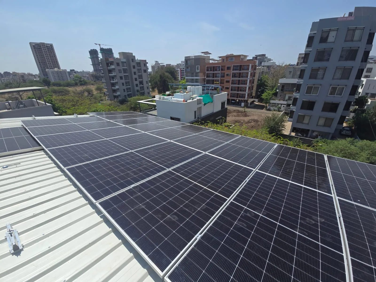 Industrial Rooftop Solar Installation