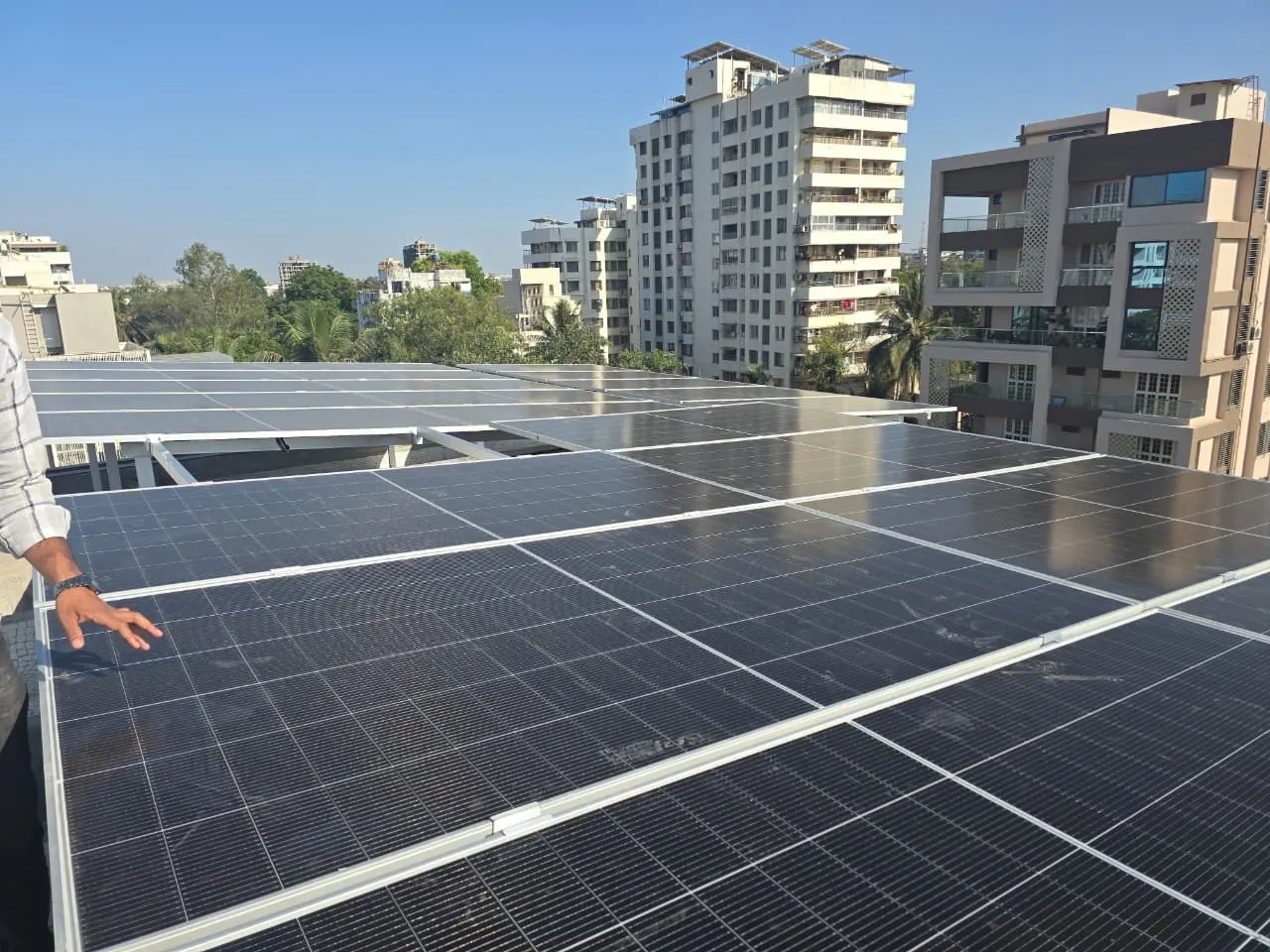 Industrial Rooftop Solar Installation