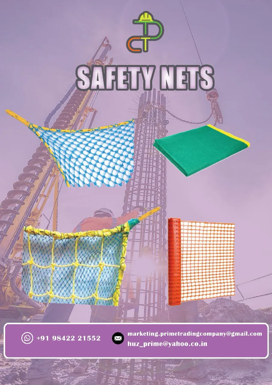 π’ SAFETY NETS β RELIABLE PROTECTION FOR CONSTRUCTION SITES!